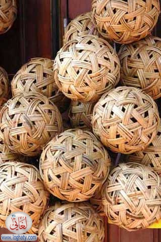 rattan balls